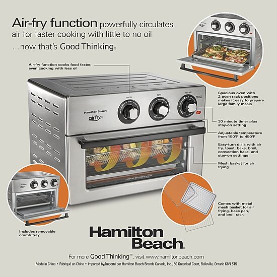 Hamilton Beach® Air Fry Countertop Oven