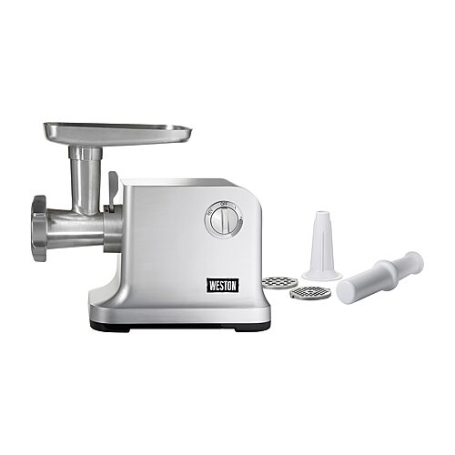 Weston 33-1301-W 2 Speed Electric Meat Grinder & Sausage Stuffer - 4 lb/min, 120v, Stainless Steel