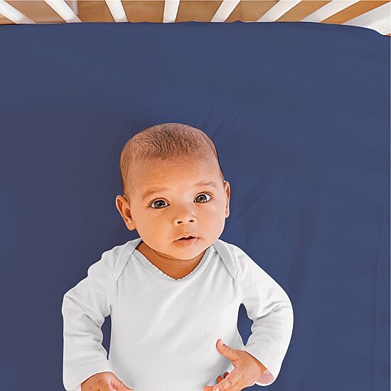 The Peanutshell Nautical 4-pc. Crib Sheet