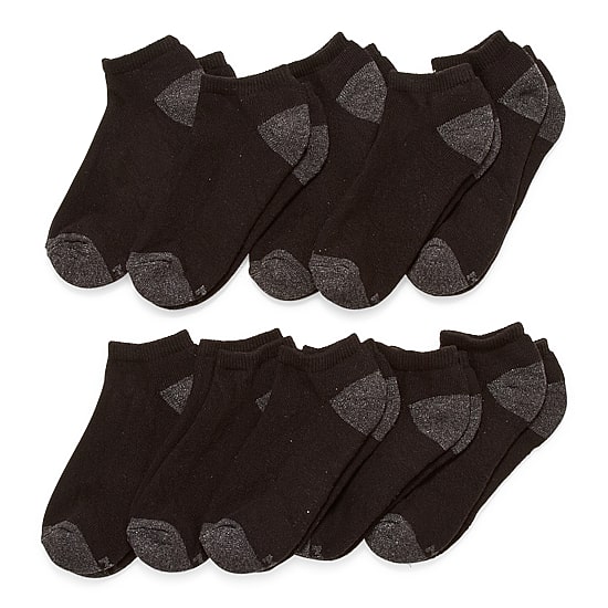 Xersion Little & Big Kid Boys Multi-Pack 10 Pair Low Cut Socks