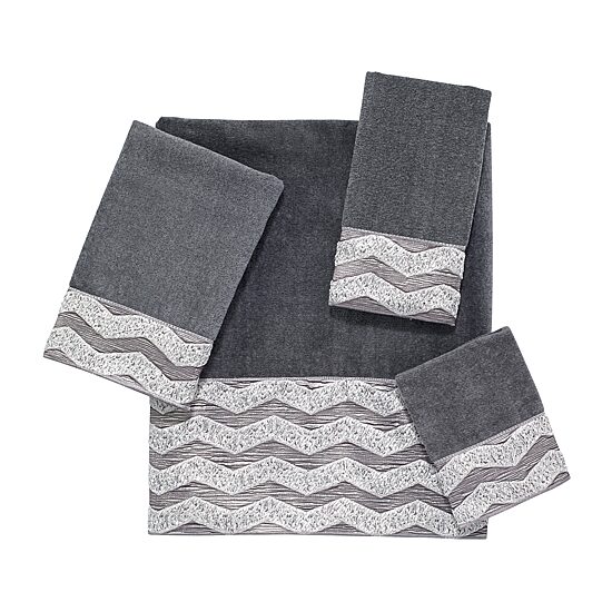 Avanti Chevron Galaxy Bordered Bath Towel