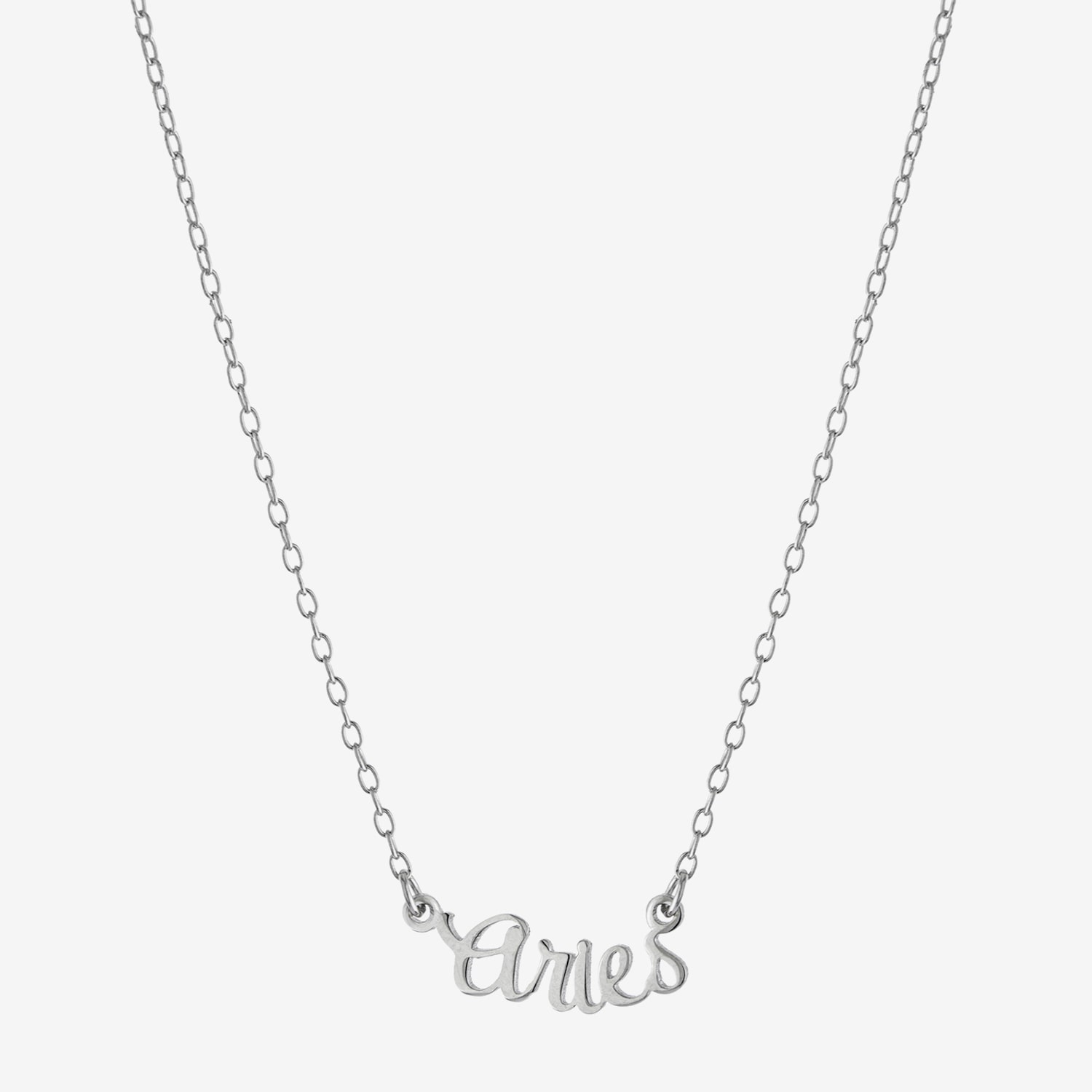 Silver Treasures Zodiac Womens Sterling 16 Inch Pendant Necklace