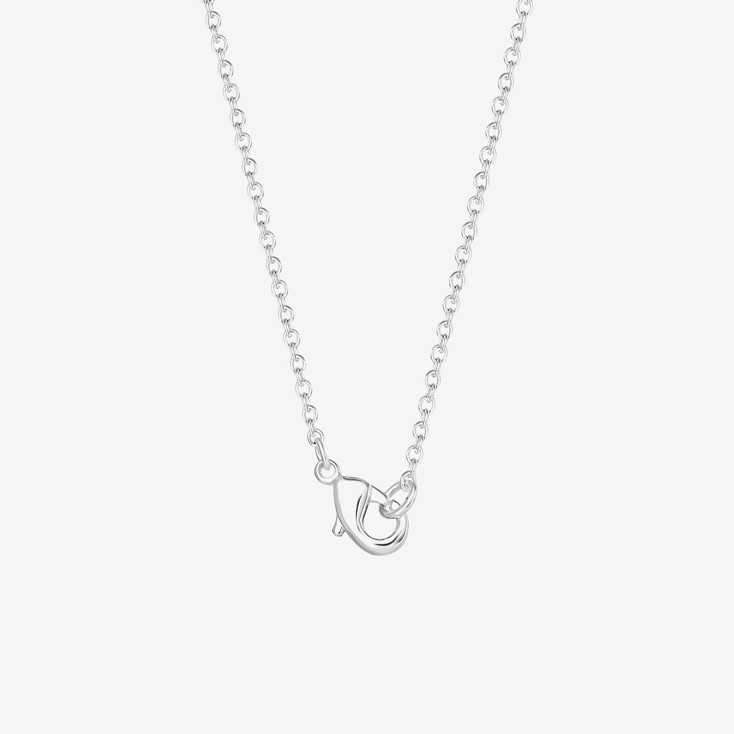 Hello Kitty Womens Red Crystal Pure Silver Over Brass Heart 18 Inch Pendant Necklace