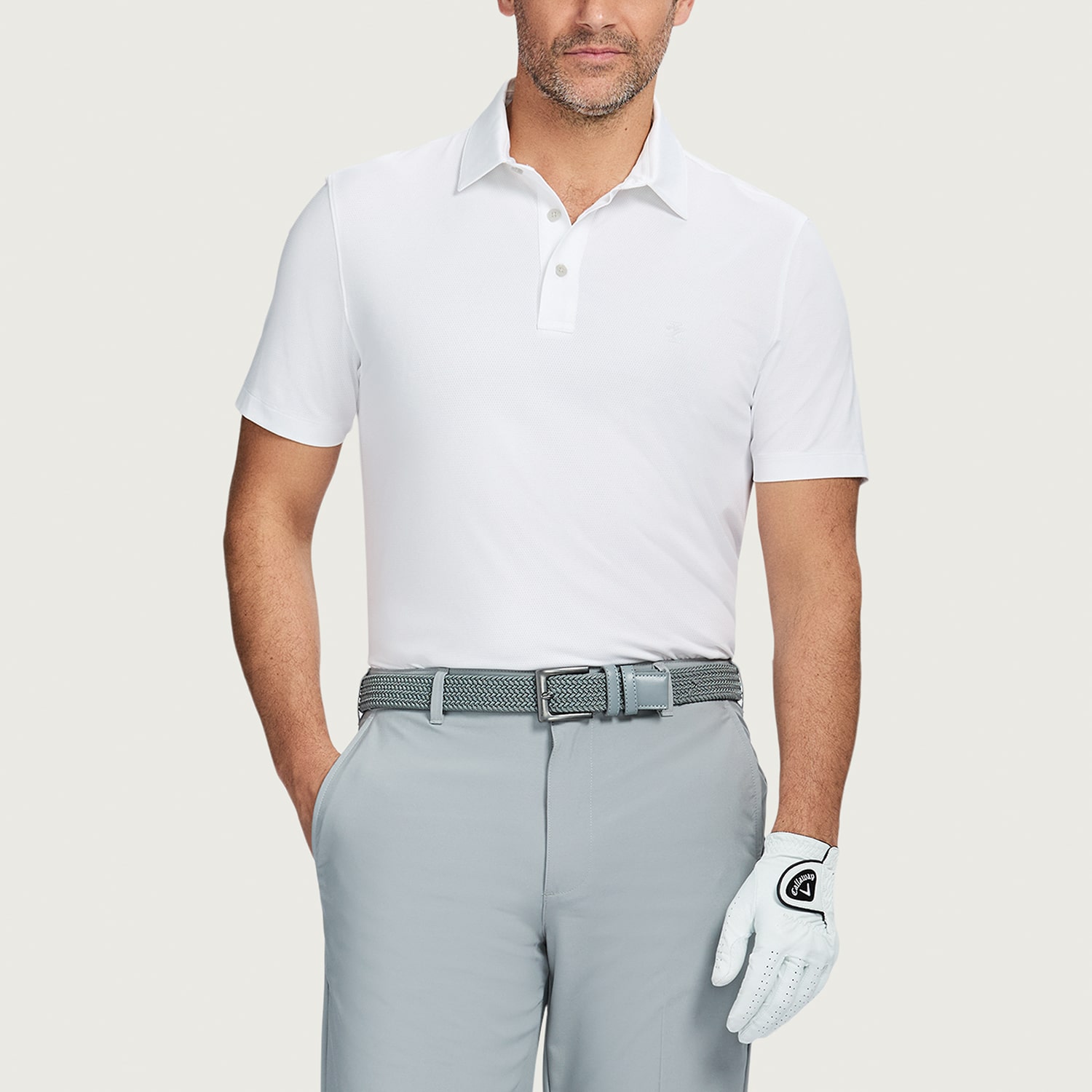IZOD Performance Mesh Mens Regular Fit Short Sleeve Polo Shirt