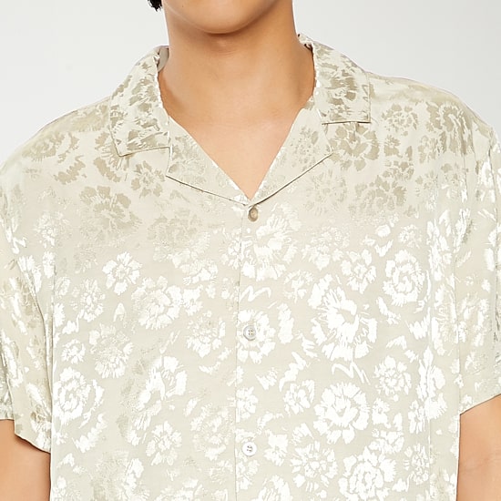 Forever 21 Mens Short Sleeve Button-Down Shirt