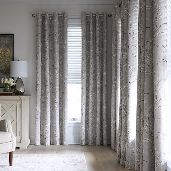 Sun Zero Atmosphere Darley Grommet Top 100% Blackout Single Curtain Panel