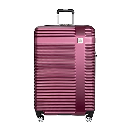 Delsey Paris Flanerie 24 Inch Hardside Checked Spinner Luggage
