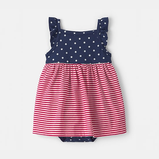 Carter's Americana Baby Girls Flutter Sleeveless Sundress