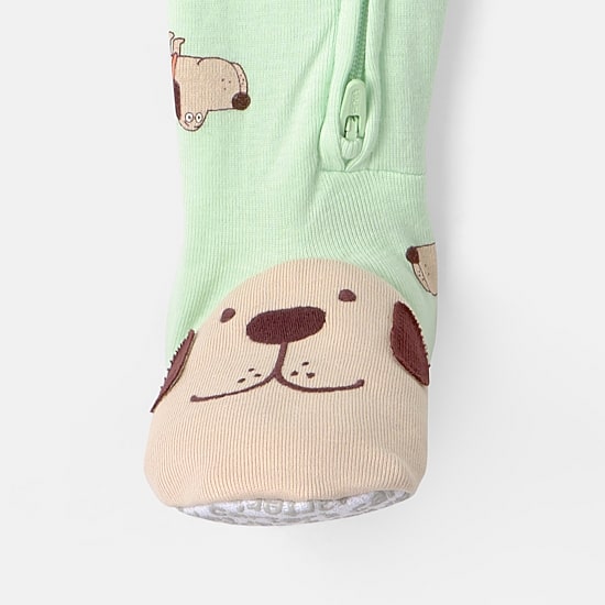 Carter's Baby Boys Footed Round Neck Long Sleeve One Piece Pajama