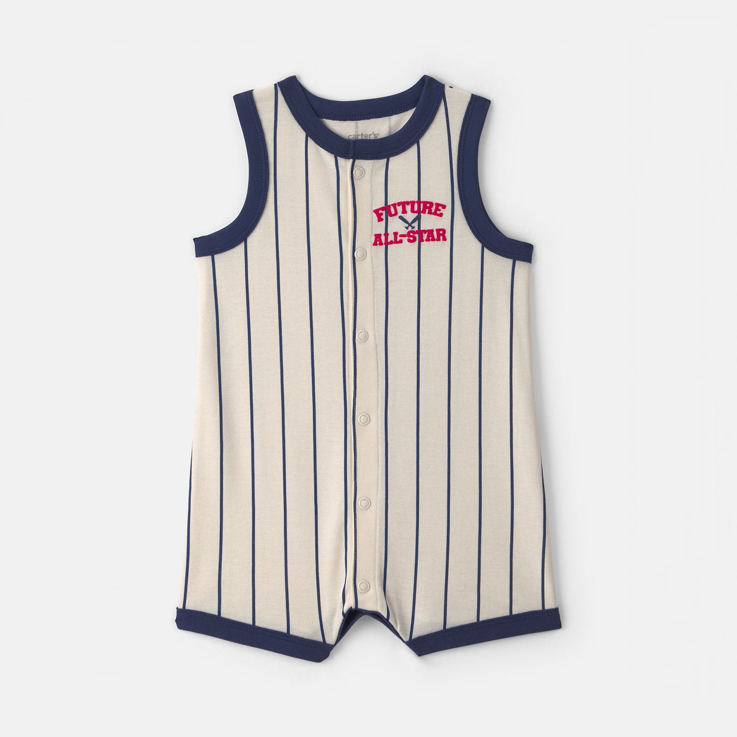 Carter's Baby Boys Sleeveless Striped Romper