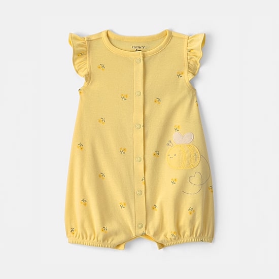 Carter's Baby Girls Short Sleeve Romper