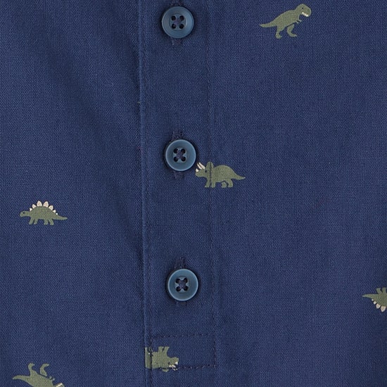 Carter's Dinosaur Baby Boys Short Sleeve Romper
