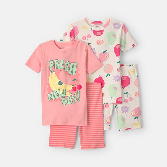 Carter's Little & Big Kid Girls 4-pc. Pajama Set