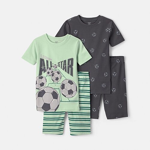 Carter's Little & Big Kid Boys 4-pc. Pajama Set In Gray