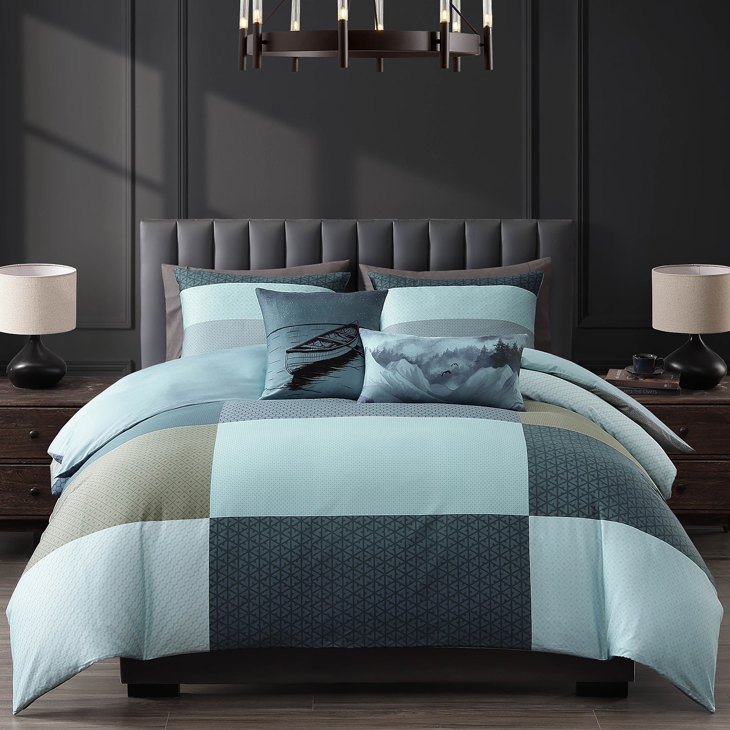 Bebejan Nature Blues 5-pc. Reversible Comforter Set