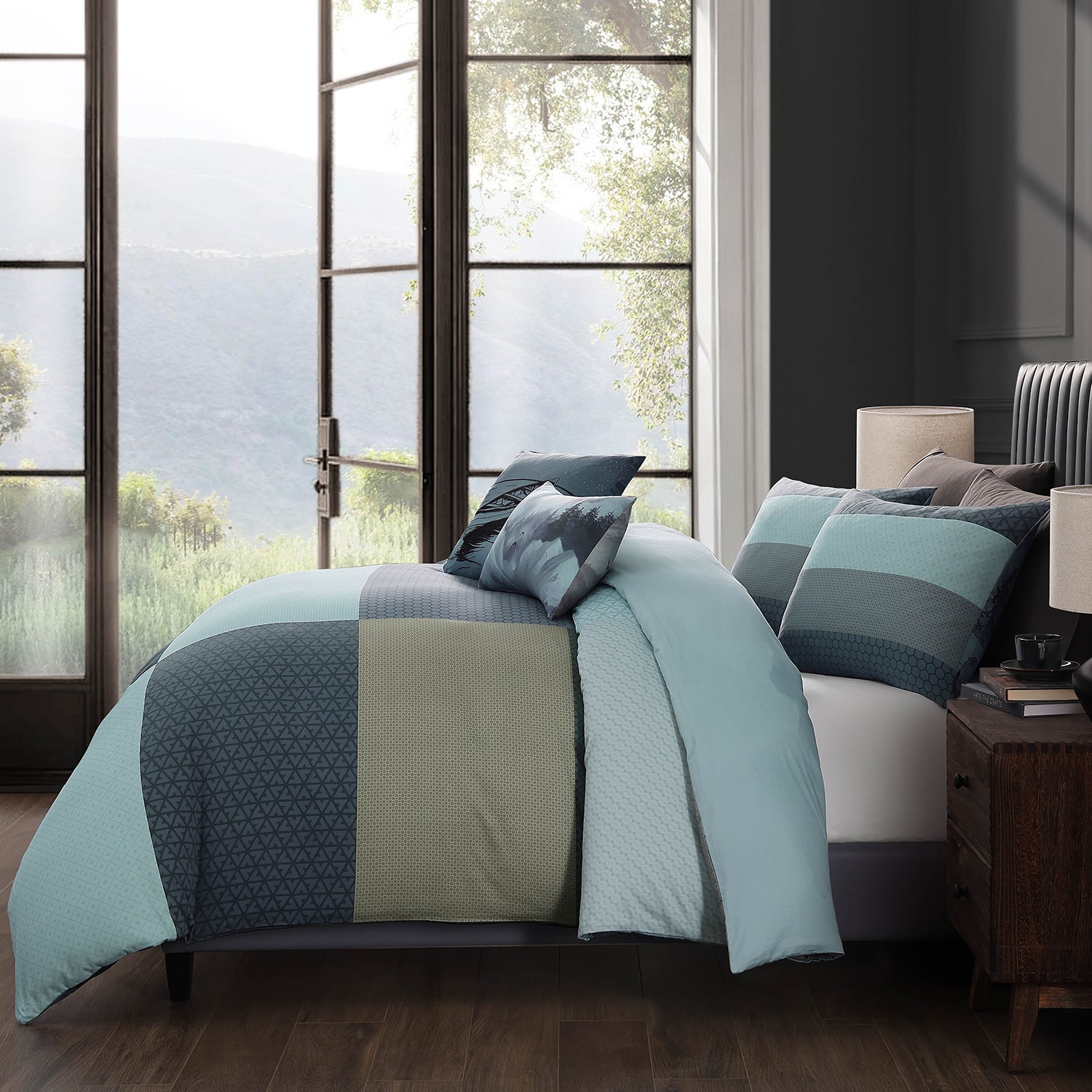 Bebejan Nature Blues 5-pc. Reversible Comforter Set