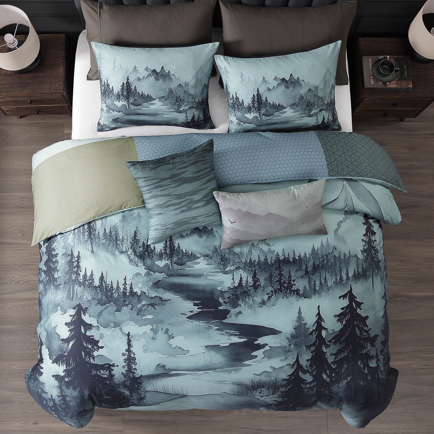 Bebejan Nature Blues 5-pc. Reversible Comforter Set