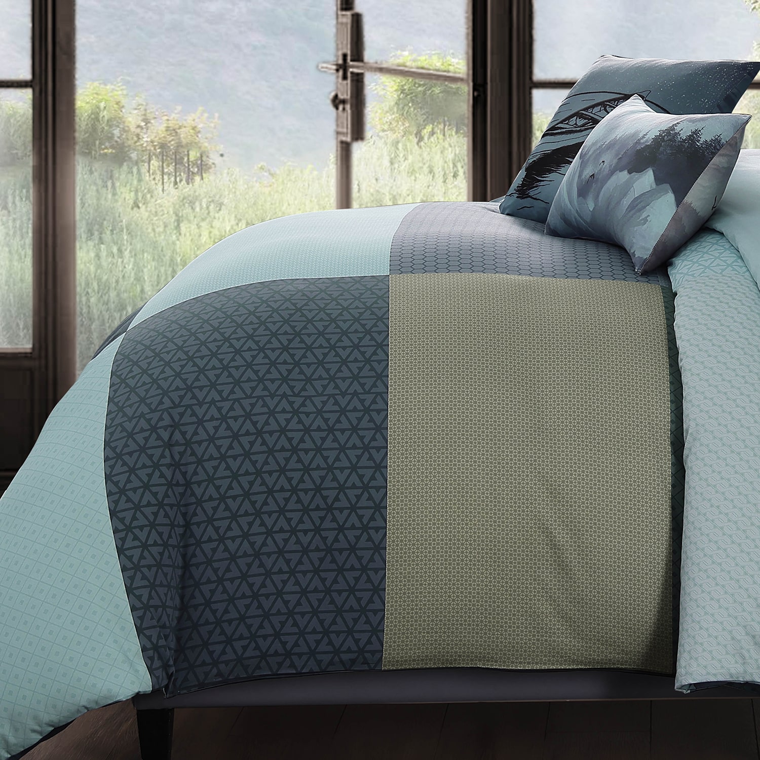 Bebejan Nature Blues 5-pc. Reversible Comforter Set
