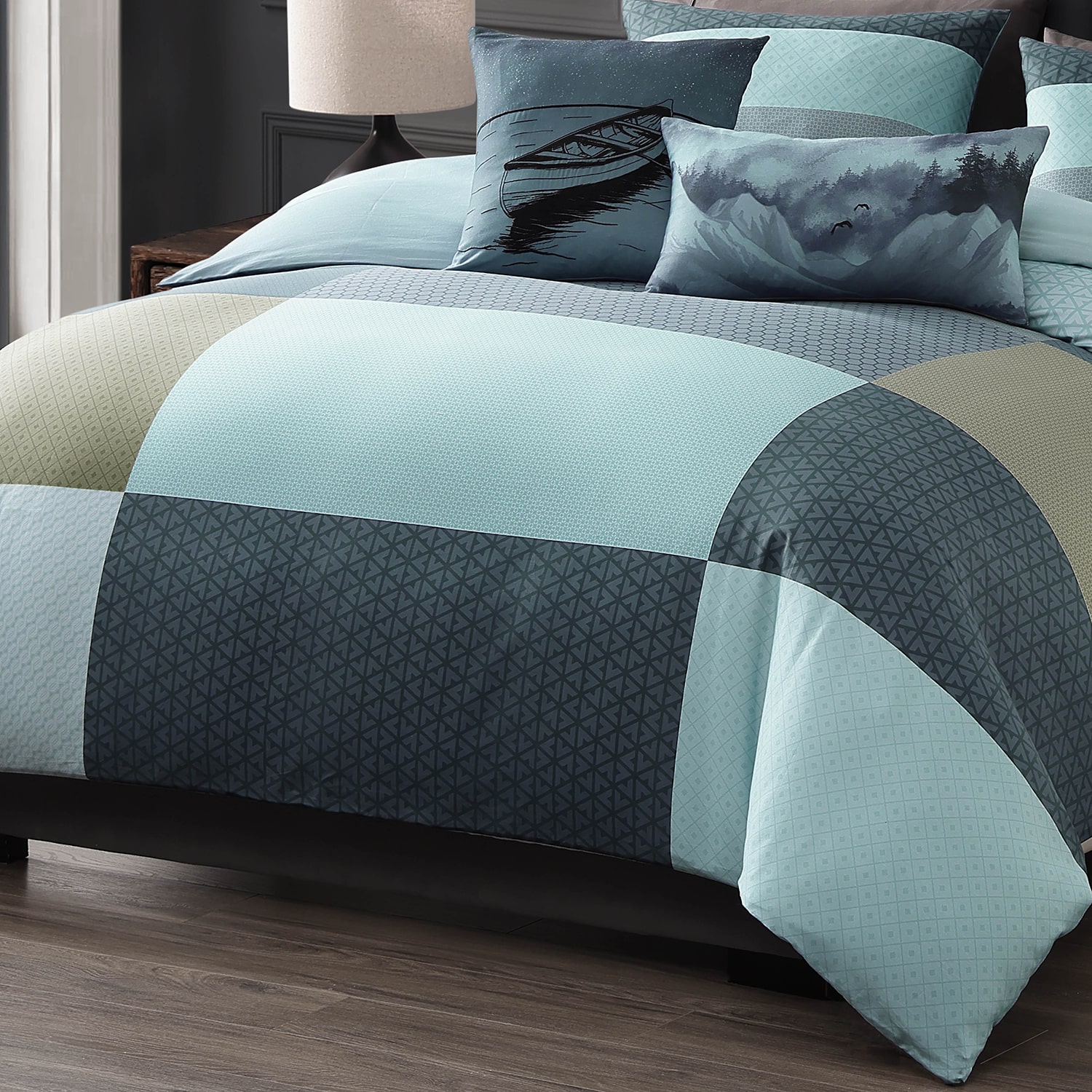 Bebejan Nature Blues 5-pc. Reversible Comforter Set