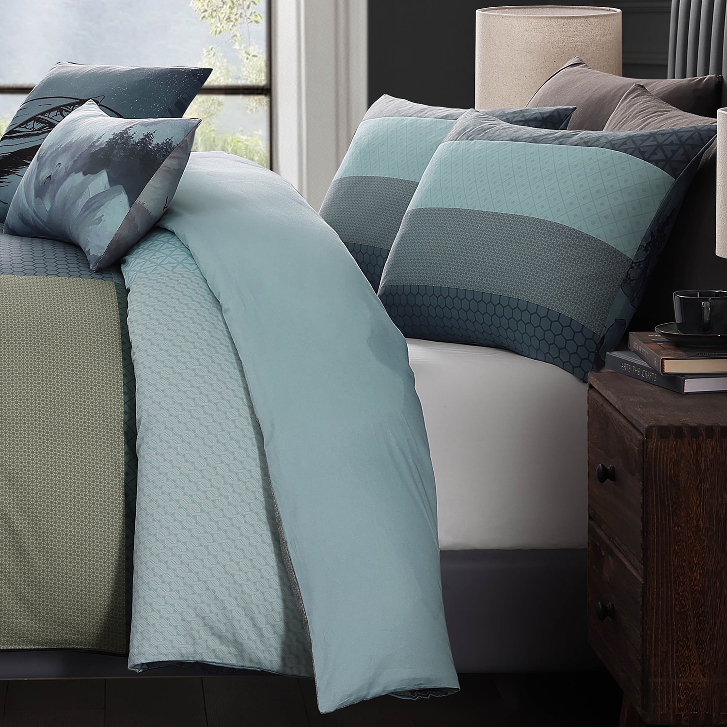 Bebejan Nature Blues 5-pc. Reversible Comforter Set