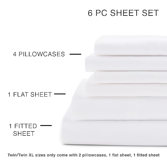 Home Expressions Soft Touch 6pc Microfiber Sheet Set