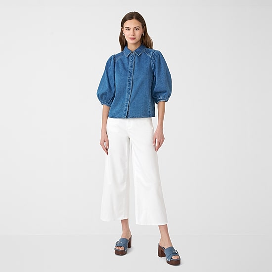 RM Rebecca Minkoff Womens Elbow Sleeve Blouse