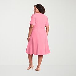 jcpenney women's pink dresses Vtg JCPenney Dress Womens 9/10 Pink Babydoll