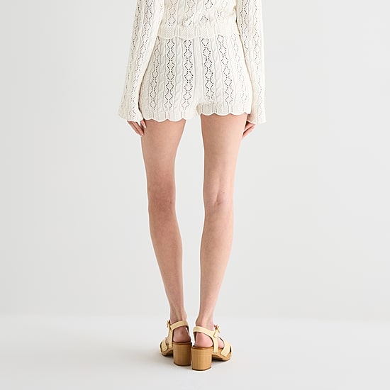 Forever 21 Womens Mid Rise Juniors Pull-On Short