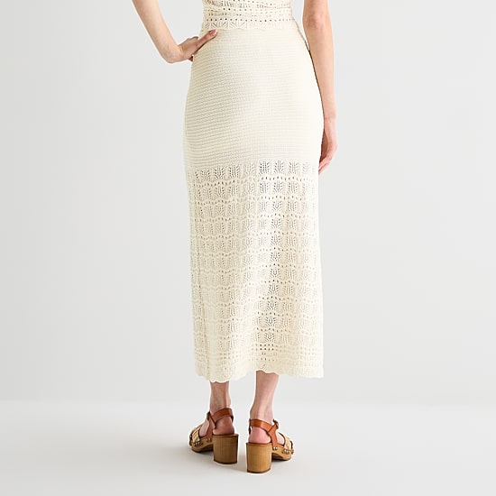 Arizona Womens Juniors Maxi Skirt