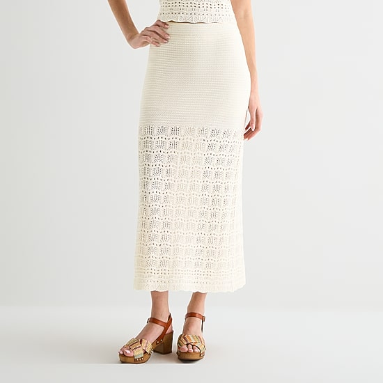 Arizona Womens Juniors Maxi Skirt