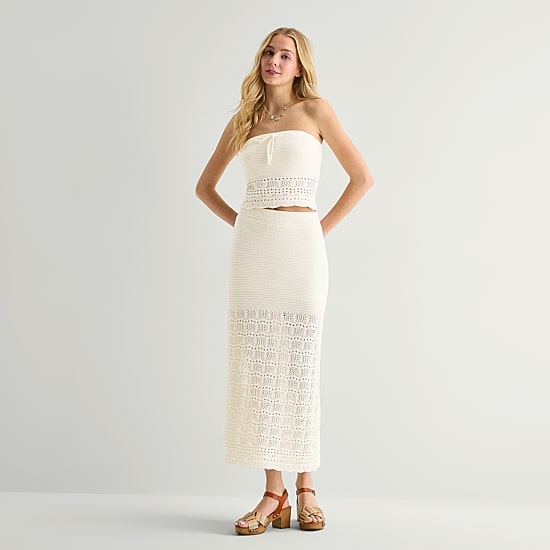 Arizona Womens Juniors Maxi Skirt