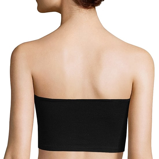 Flirtitude Seamless  Bandeau Womens Seamless Medium Support Bandeau Longline Long Line Bra 176485