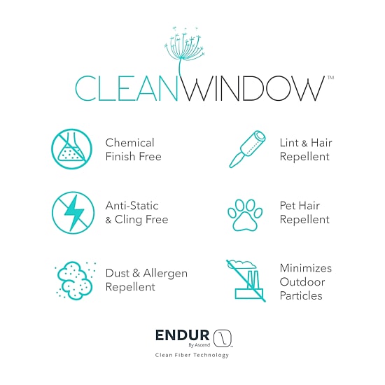 Clean Window Clean Window Textured Slub Stripe Rod Pocket Sheer Single Curtain Panel