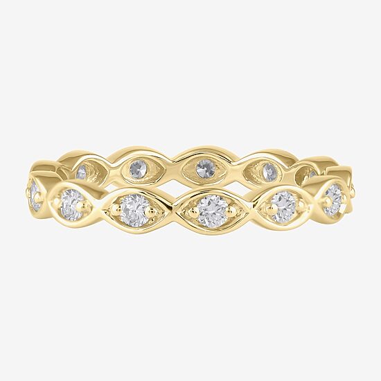 4MM 1 1/2 CT. T.W. Lab-Grown (F / SI2)  Diamond Eternity Band in 10K or 14K Gold
