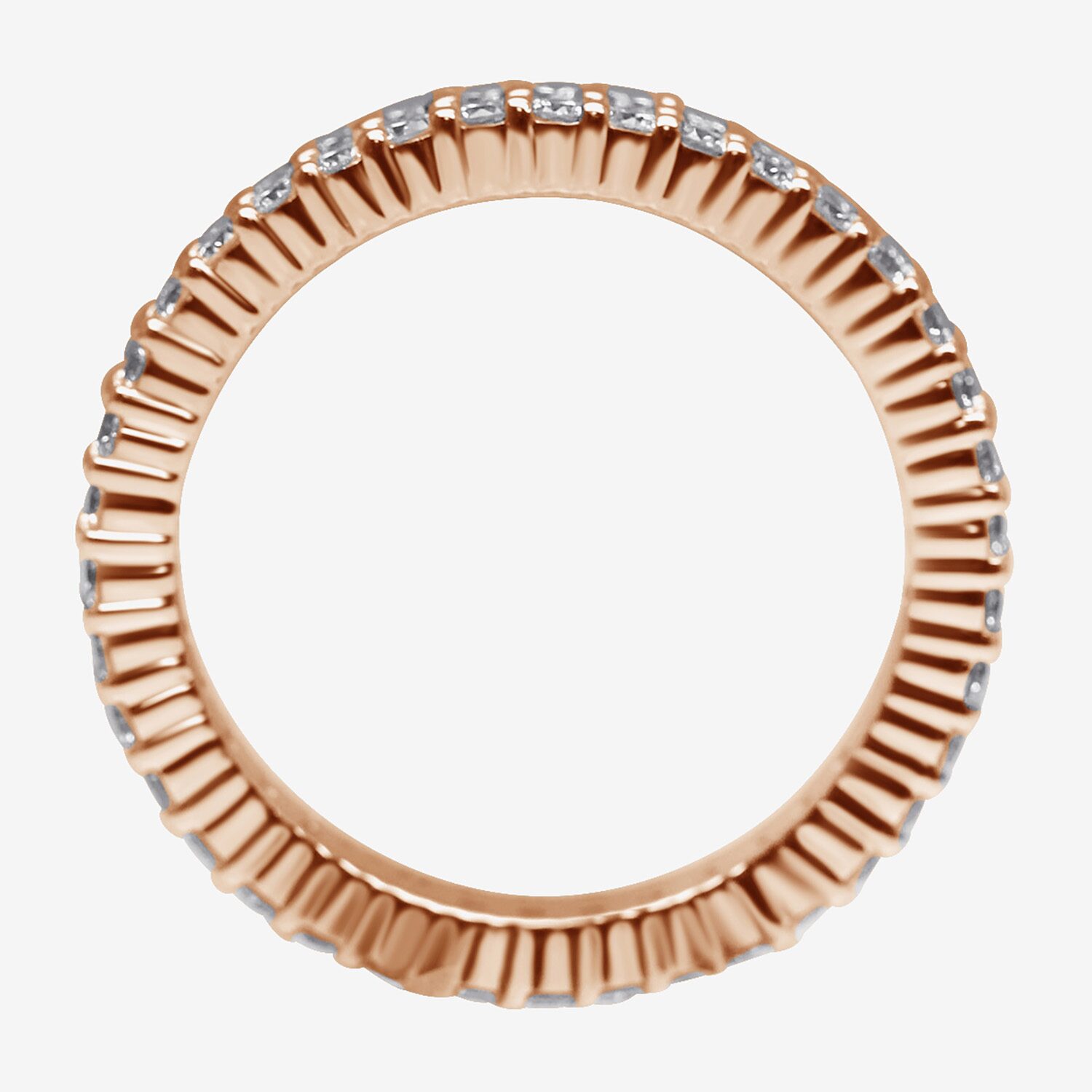 4MM 2 CT. T.W. Lab-Grown (F / SI2) Diamond Eternity Band 10K or 14K Gold