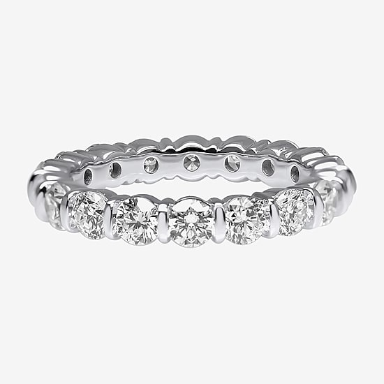 3MM 2 CT. T.W. Lab-Grown (F / SI2) Diamond Eternity Band in 10K or 14K Gold