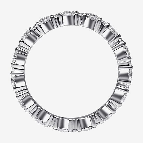 2.5MM 1 CT. T.W. Lab-Grown (F / SI2) Diamond Eternity Band in 10K or 14K Gold