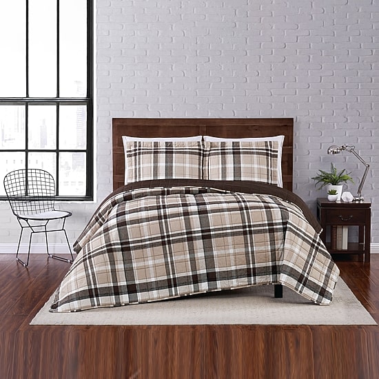 Truly Soft Paulette Plaid Quilt Set