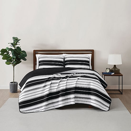 Truly Soft Brentwood Stripe Quilt Set