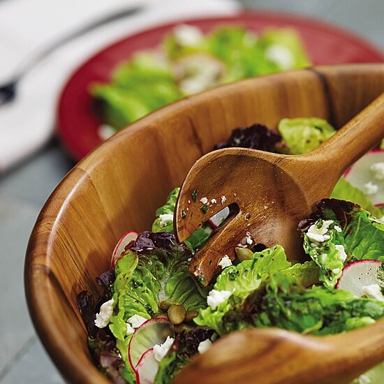 Anolon Teakwood 3-pc. Salad Serving Set