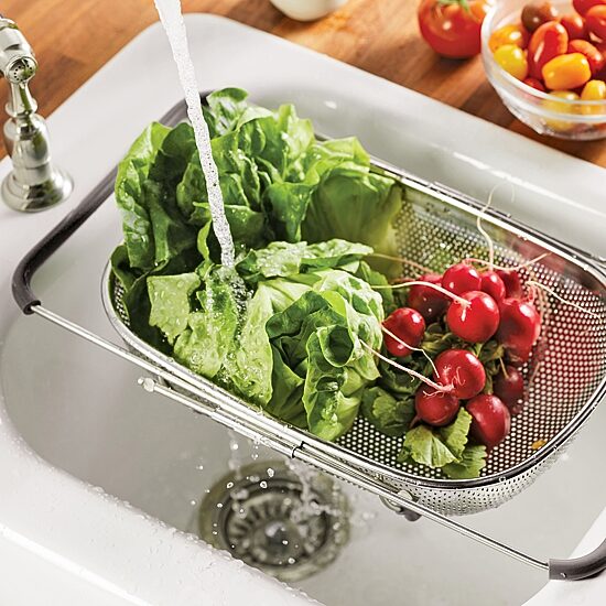 Rachael Ray Stainless Steel Expandable 4.5-qt. Colander