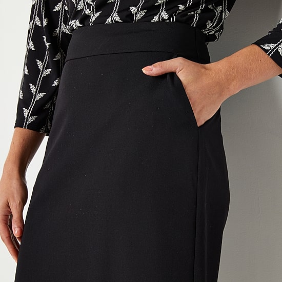 Liz Claiborne Womens Mid Rise Pencil Skirt