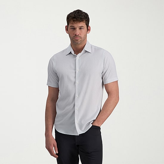 Haggar Performance Mens Regular Fit Short Sleeve Polo Shirt