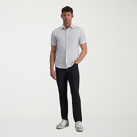 Haggar Performance Mens Regular Fit Short Sleeve Polo Shirt