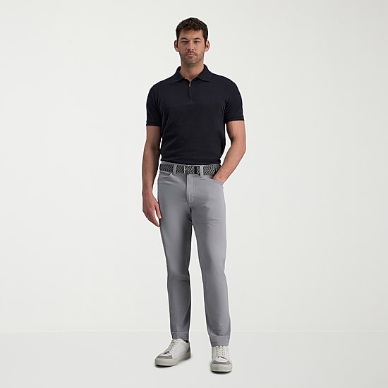 Haggar Sport Knit 5-Pocket Mens Straight Fit Flat Front Pant