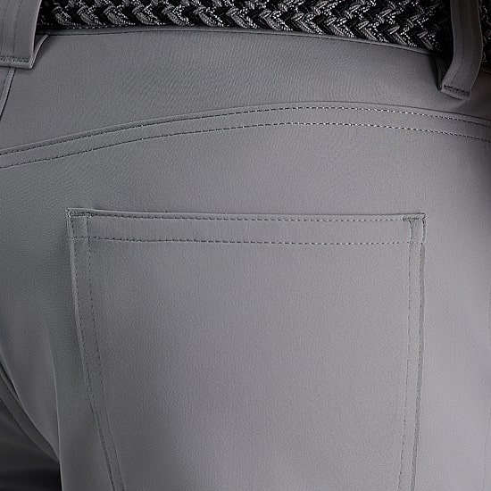 Haggar Sport Knit 5-Pocket Mens Straight Fit Flat Front Pant