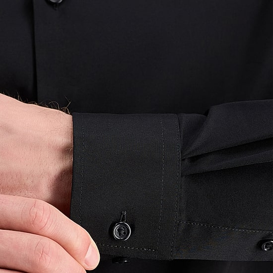 Haggar Mens Slim Fit Wrinkle Free Long Sleeve Dress Shirt
