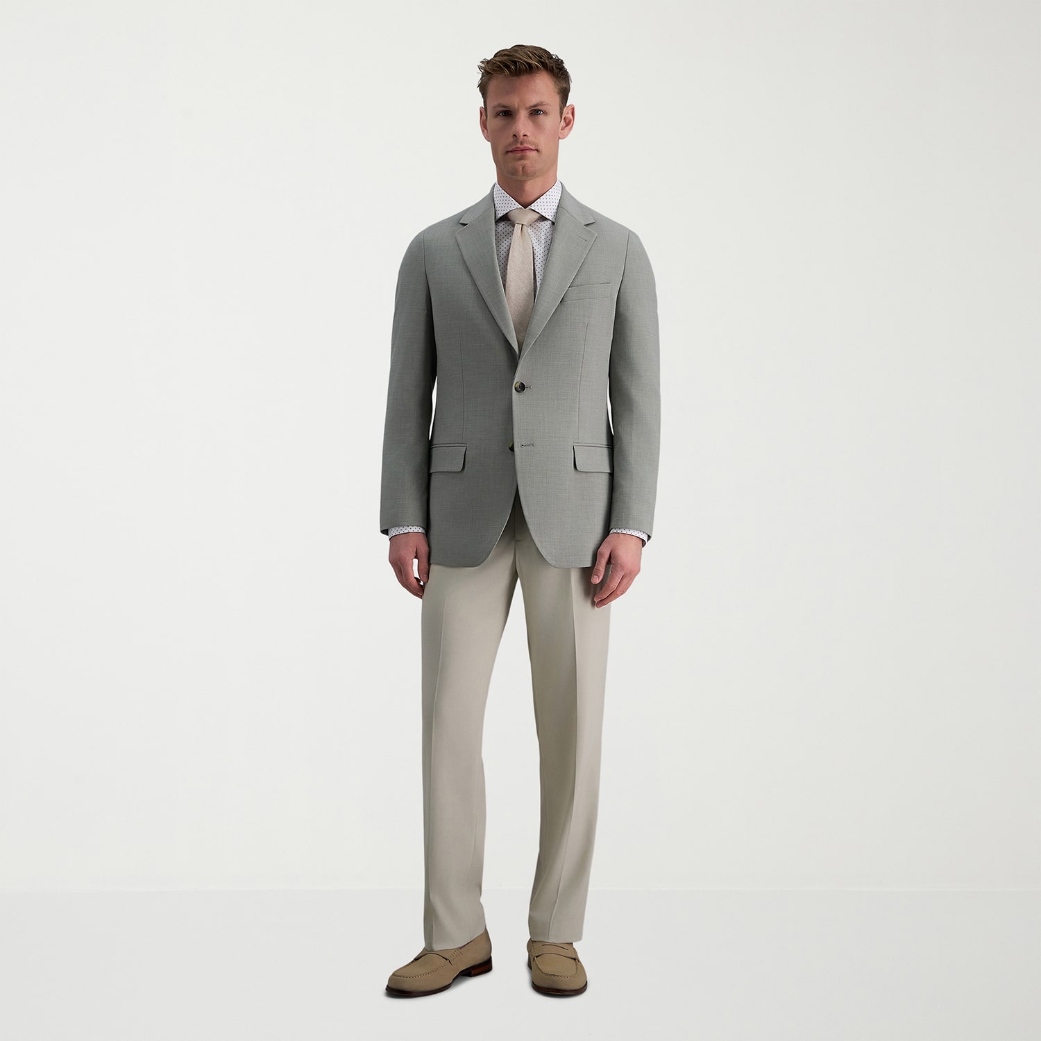 Haggar JMH Tailored Prince Of Wales Mens Plaid Modern Fit Sport Coat