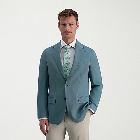 Stafford Mens Tonal Classic Fit Sport Coat, Color: Navy Tonal