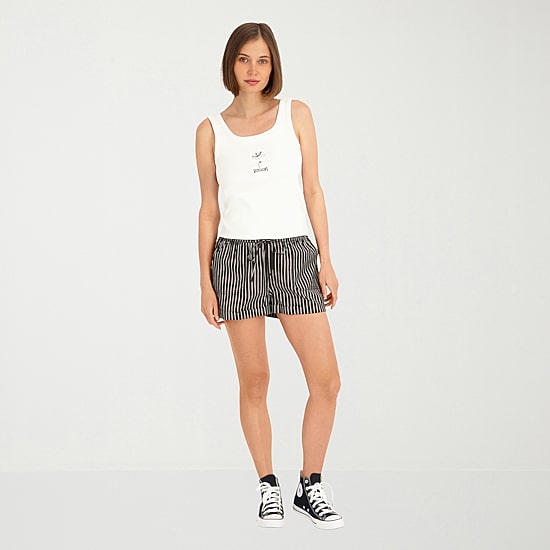 VOLCOM Womens Mid Rise Juniors Pull-On Short